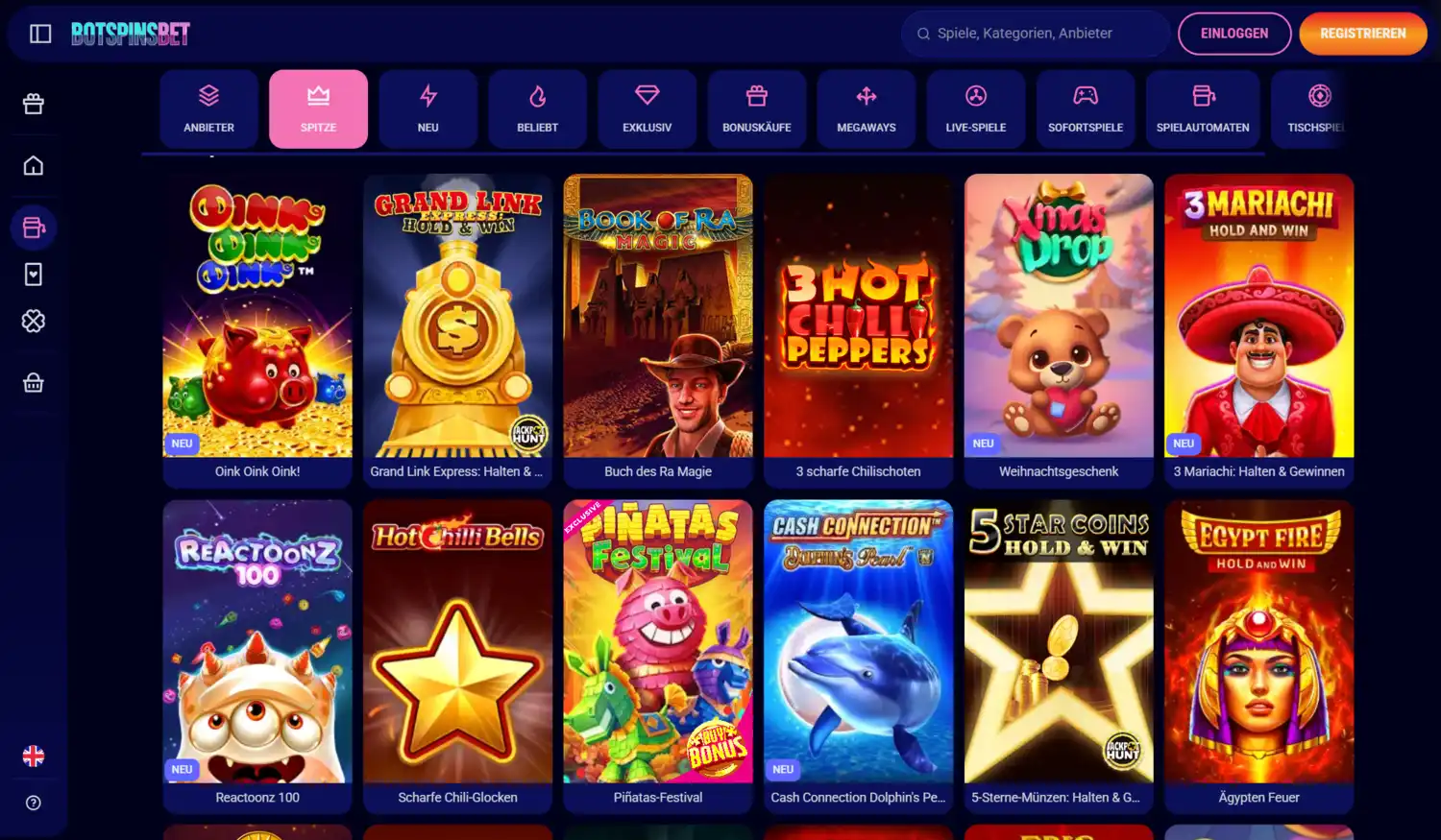 BotSpinsBet Casino Slots